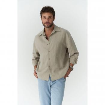 Dylan Men's Soft Khaki Shirt