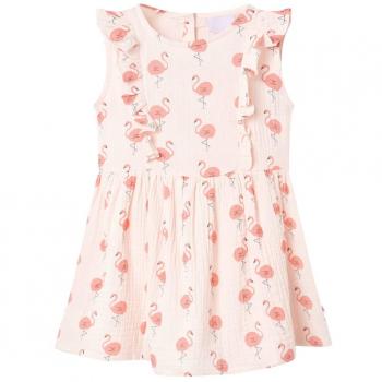 Abito Bambina Rosa con Volant 116
