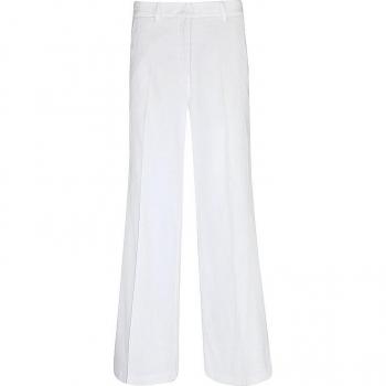 Pantalon MIRA Haute Taille Marlene Blanc 42/L33