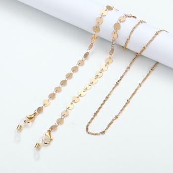 Rose Flower Eyeglass Chain in Gold