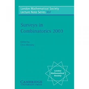 Surveys in Combinatorics 2003, London Mathematical Society Lecture Note Series