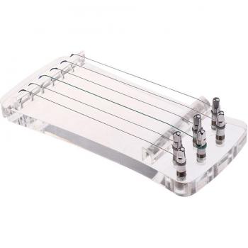 Guzheng 6‑String Finger Trainer en Cristal Transparent