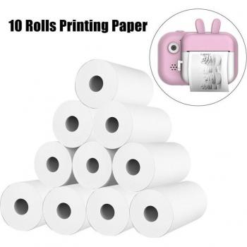 10 Rolls Kids Instant Print Camera Paper