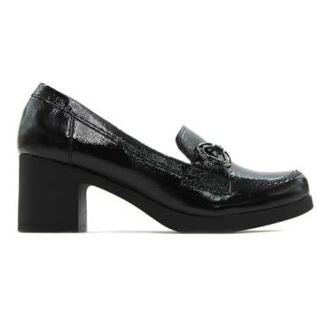 Zapato de Piel Pitillos 30101 Charol Slip-On con Tacón Medio