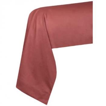 Taie pour oreiller traversin grenache Eden rouge (45 × 185 cm)