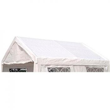 DEGAMO Zelt-Ersatzdach PALMA 3x4 Meter, PVC weiss 480g/m², mit Spanngummis