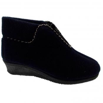 Blu Classic Zeppa Pantofola 35