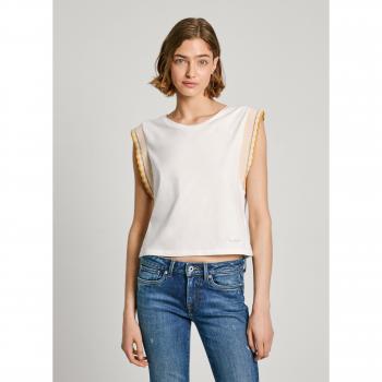 Mousse White Edma Style Shirt, Pepe Jeans S Women