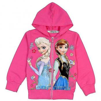 Abrigo de Manga Larga Evnx con Cremallera, Temática Elsa/Anna