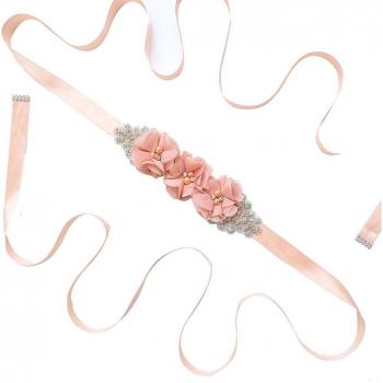 Wedding Floral Sash for Women
