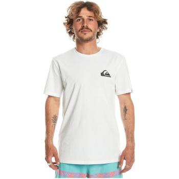 Quiksilver Herren T-Shirt Mini Logo Weiß Regular Fit Größe S