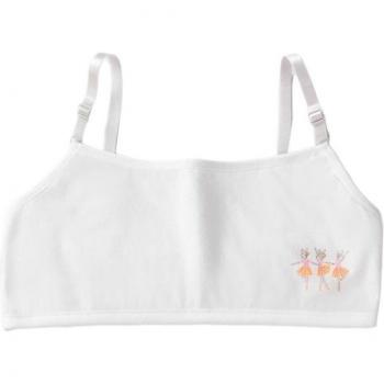 Sujetador de Entrenamiento para Niñas Color Caramelo Estampado de Estrellas