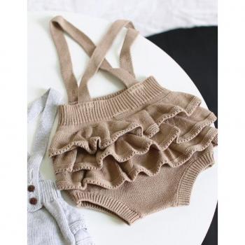 Ropa de Bebé Niña con Tirantes y Falda Corto 6-24 Meses