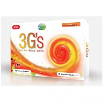 Bioceutica Ampollas 3 G's Jalea Real, Ginseng y Guaraná – 20 ampollas