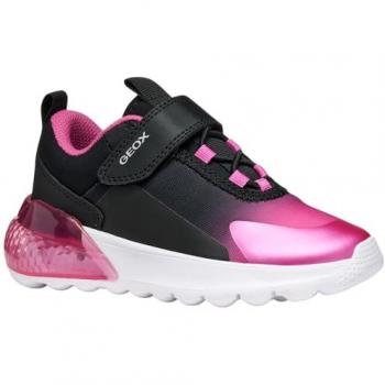 Calzature sportive Geox Illuminus Nera/Fucsia EU 31