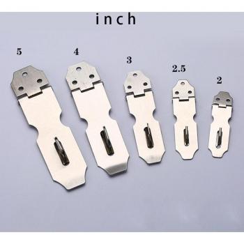 4Pcs Stainless Steel Door Locking Hasp