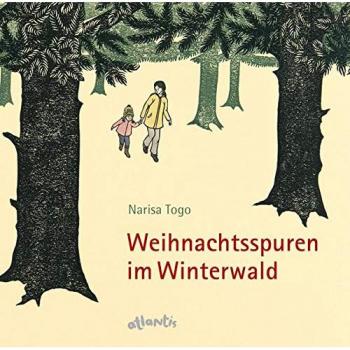 Weihnachtsspuren im Winterwald