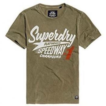 Superdry Premium Equipment Tee T-Shirt Dash Green Uomo Small