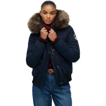 Blouson bomber femme Superdry Everest Ella Bleu M