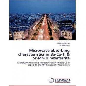 Microwave absorbing characteristics in Ba-Co-Ti & Sr-Mn-Ti hexaferrite: Microwave absorbing characteristics in M-type Co-Ti doped Ba and Mn-Ti doped Sr hexaferrites