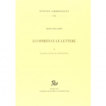 Lo spirito e le lettere. Dal Boccaccio al Novecento