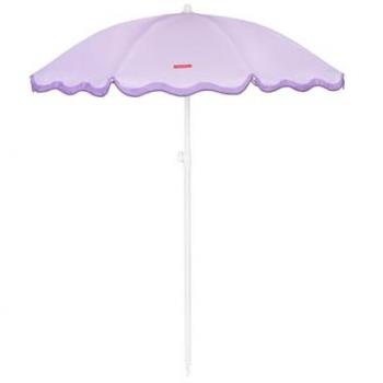 Parasol Exterior Flamingueo 210 x 160 cm – Sombrilla Playa y Jardín, Color Morado, UPF 50+