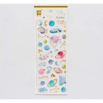 Crystal Heart Star Castle Decorative Sheets