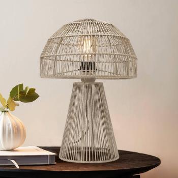 Beige 37 cm Porcini Lampa