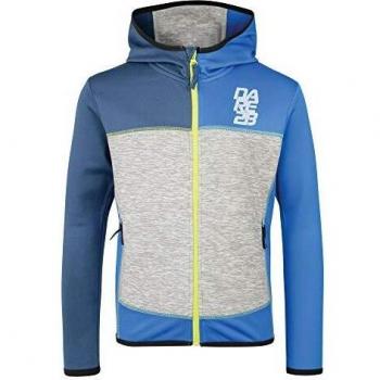 Dare 2B Kinder-Überziehfleece Restate Core Stretch Kapuzen-Midlayer – Sportblau