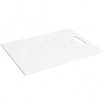 Planche à découper en plastique Excellent Houseware 32 x 22 cm blanc