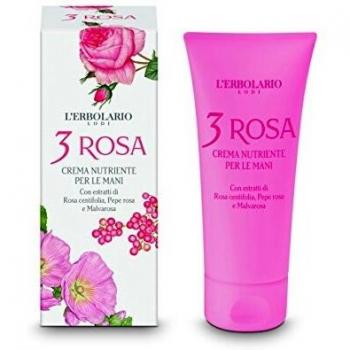L'Erbolario 3 Roses Hydrating Hand Cream 75 ml