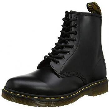 DR MARTENS 1460 SMOOTH BOOTS AND CLASSIC BROWNING FOR MIXED ADULTS, BLACK