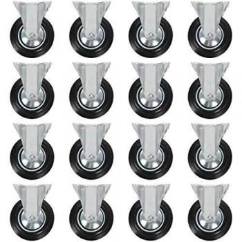 Vidaxl 16-Piece Set of 160 mm Fixed Casters