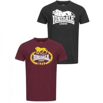 T-shirt Lonsdale Ecclaw Oxblood S