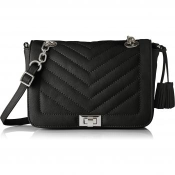 Spilla Spalla Nera Borsa Donna 22,5x15x8