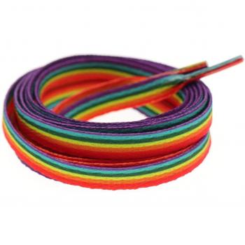 8mm Colorful Vertical Stripes Shoelaces
