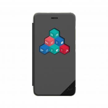 Housse Smart Folio Wiko Lenny 3 Gris