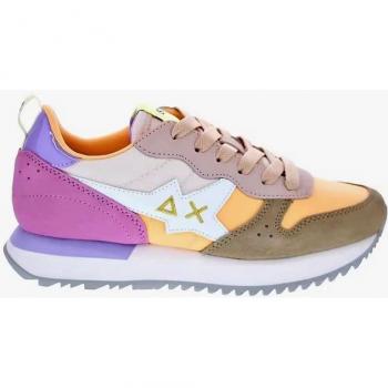 Sun68 Women's Multicolor Low-Top Sneakers, Size 3 UK