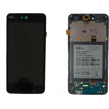 Wiko Cadre Complet Rainbow Jam Bleu Original Usagé