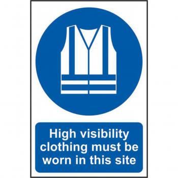 Spectrum Industrial High Visibility Clothing Must Be Worn in This Site