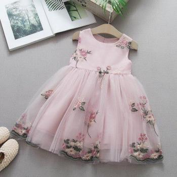 Ropa Infantil E4343: Vestido de Verano y Chaleco Bordado