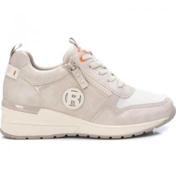 PLATAFORMA 5CM REFRESH ZAPATILLAS CUÑA BLANCO ROTO