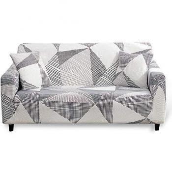 HOTNIU Stretch Sofa Cover Printed Elastic Couch Cover for 1 Cushion Sofa