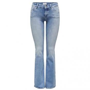 Blush flare jean en coton Sofia