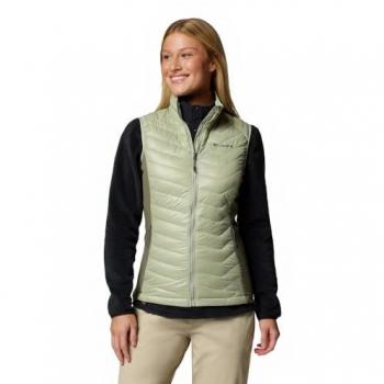 Columbia Safari Powder Pass II Vest – Stone Green Medium Female
