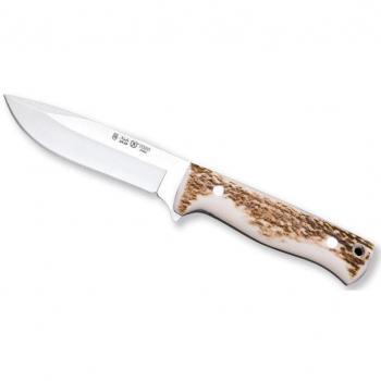Cuchillo Toro 1063 Miguel Nieto – 22 cm Total, Acero 11 cm, Mango Asta, Funda de Alta Calidad
