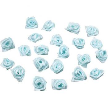 Fleurs artificielles en mousse satinée – ensemble 50-144 pièces / couvre‑chef