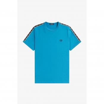 Fred Perry T-shirt met Strepen en Contrasterende Boorden