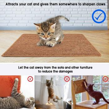 Revêtement de chaise en sisal anti-chat