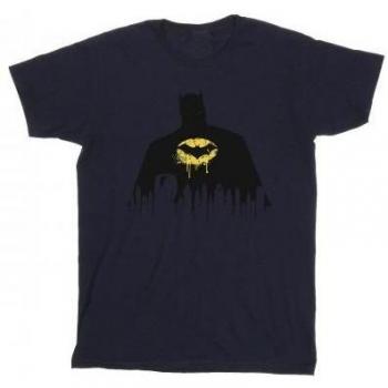 DC Comics Batman Schattenmalerei Mädchen-T-Shirt Baumwolle